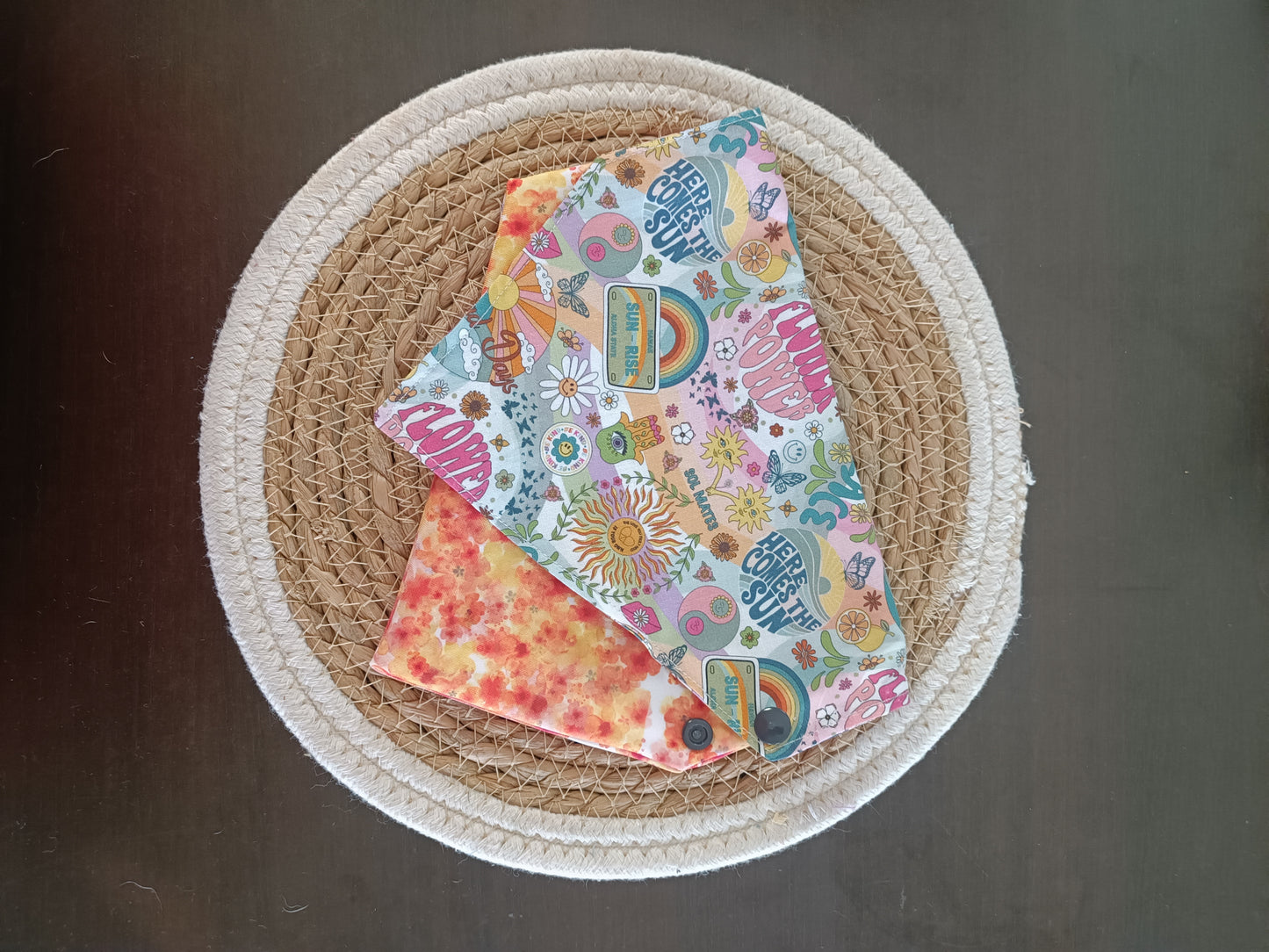 Bandana  Reversible double Flower power